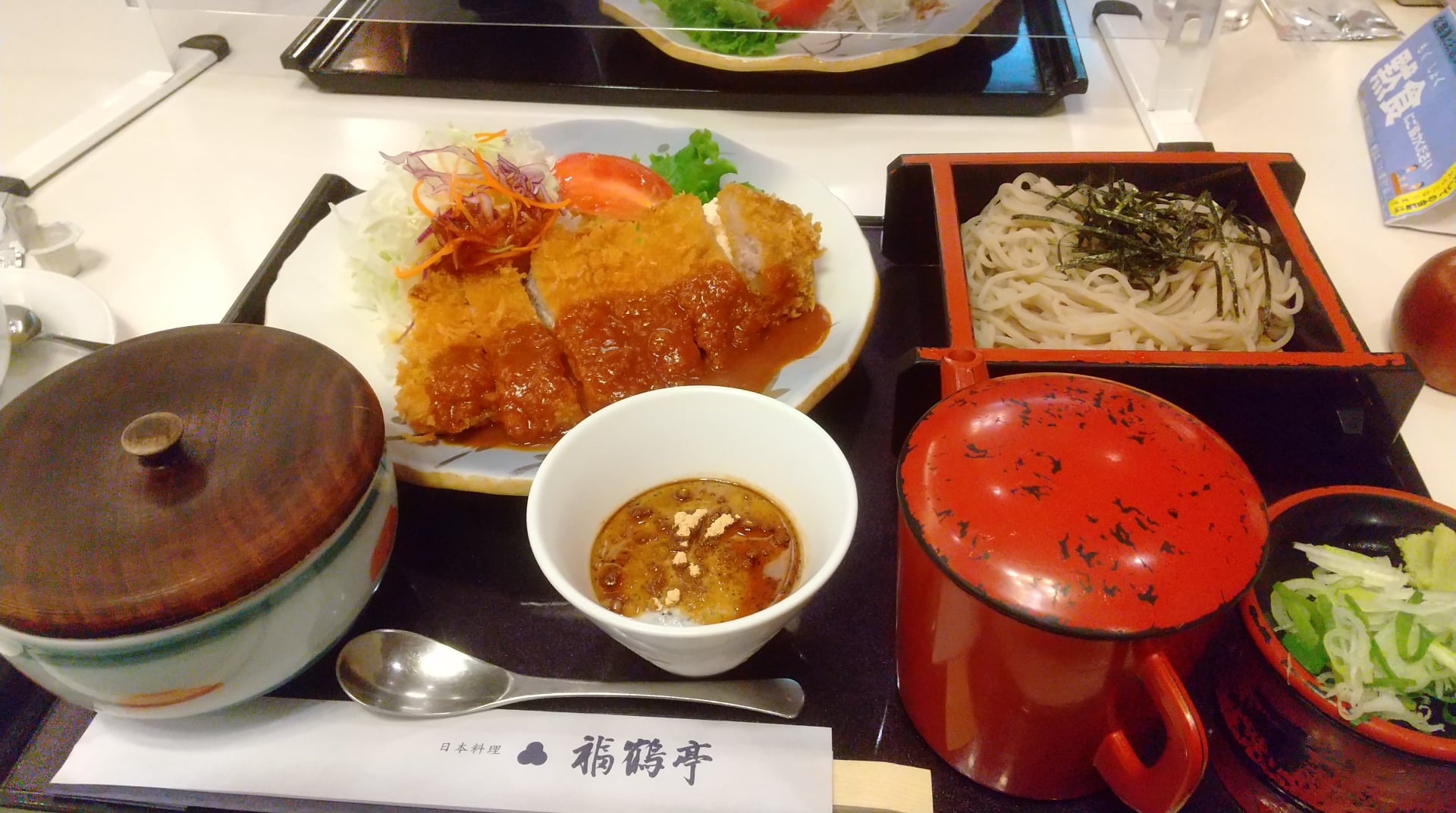 とんかつ 蕎麦