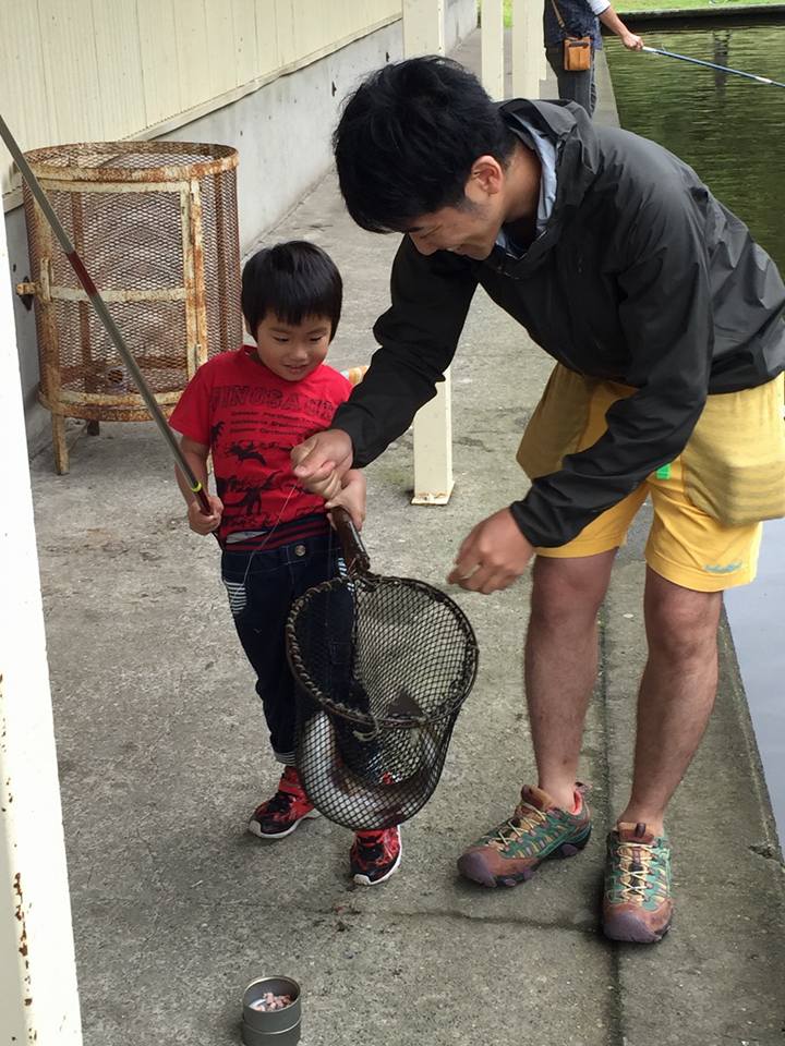主任(次男)が手伝ってます