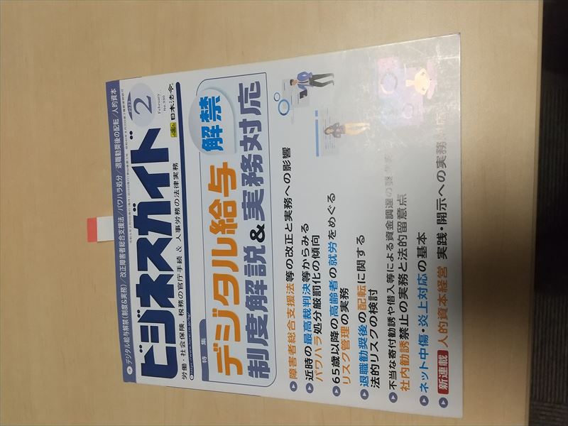 ビジネスガイド 2月