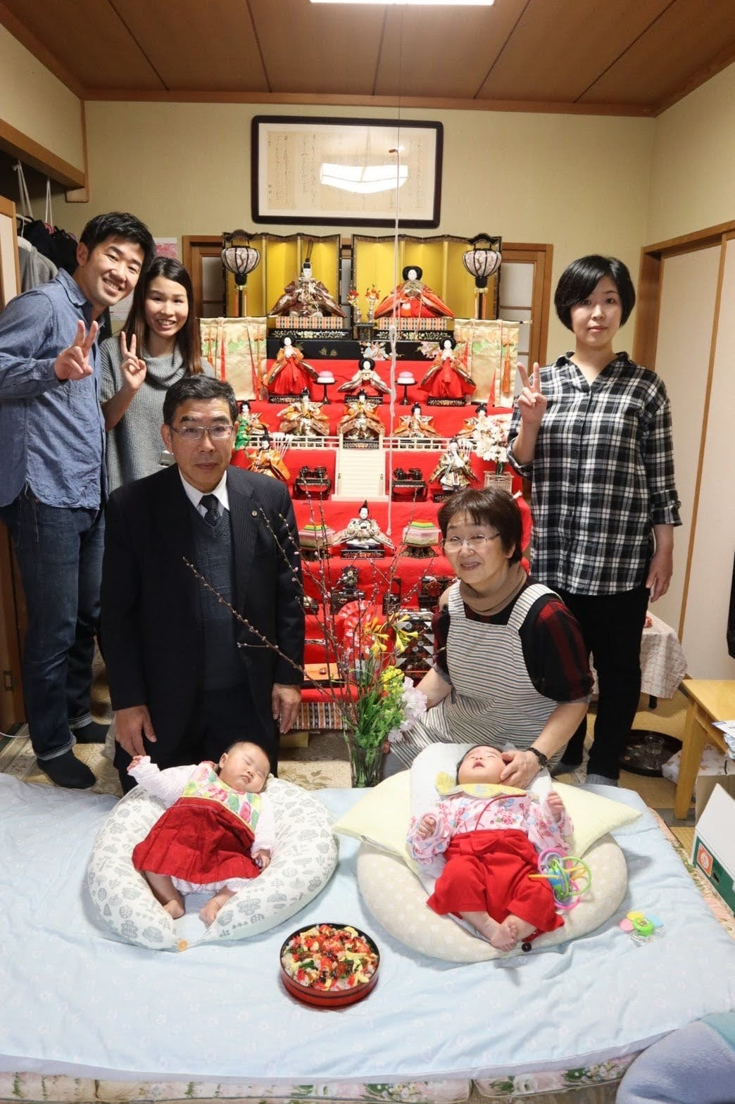 節句 集合写真