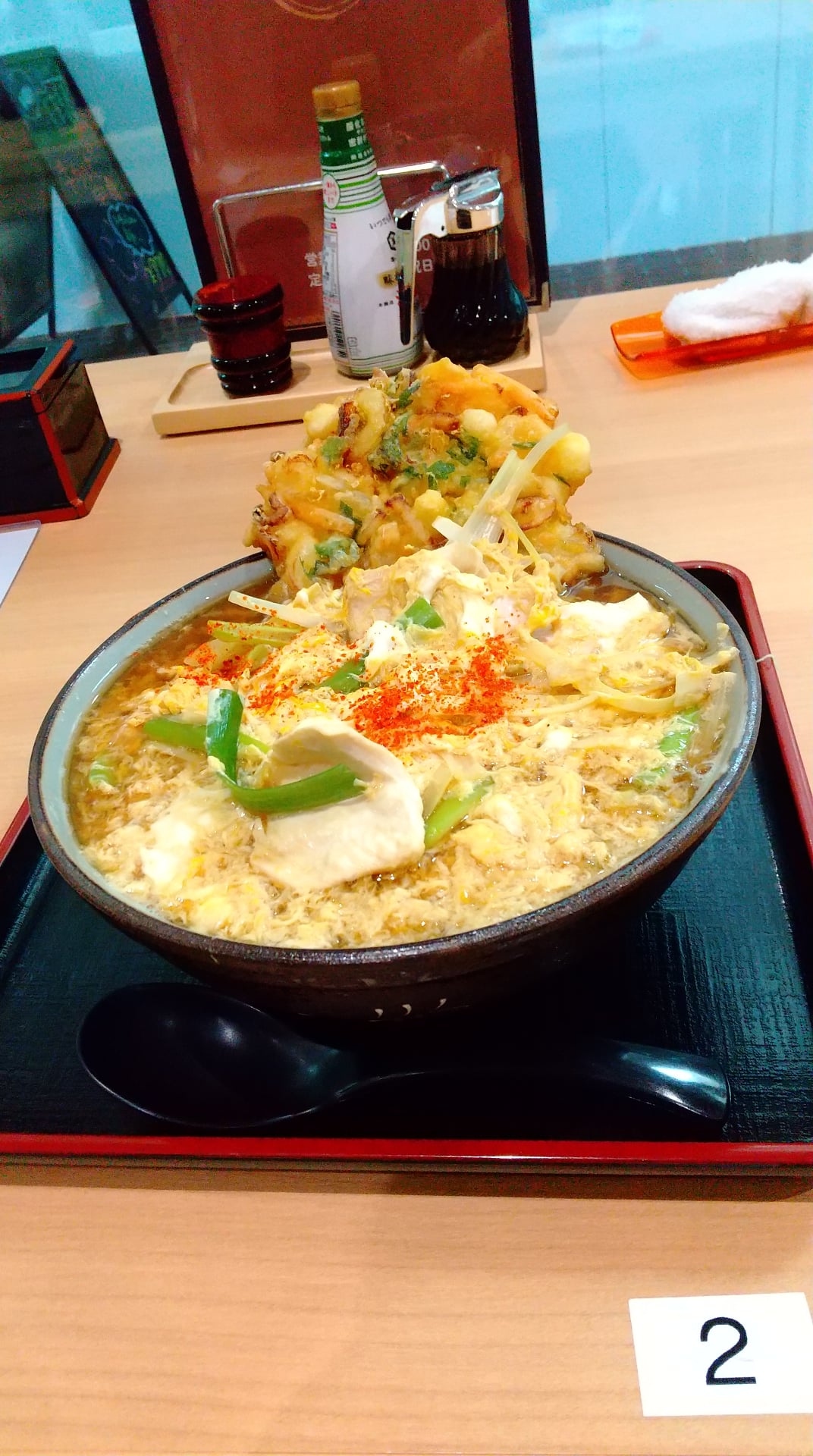 天とじ蕎麦