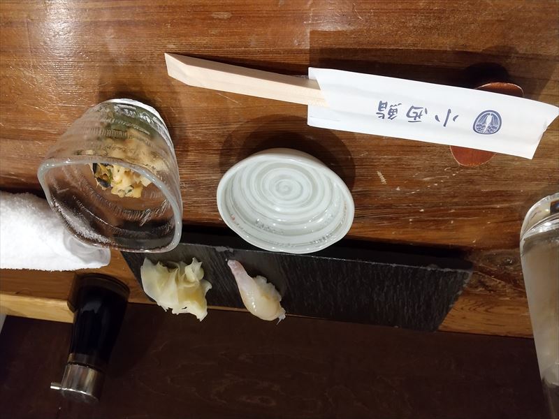 小西ずし カウンター