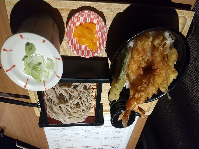 山の猿 そばセット