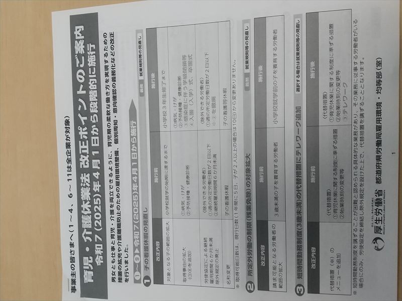 育児介護 資料2