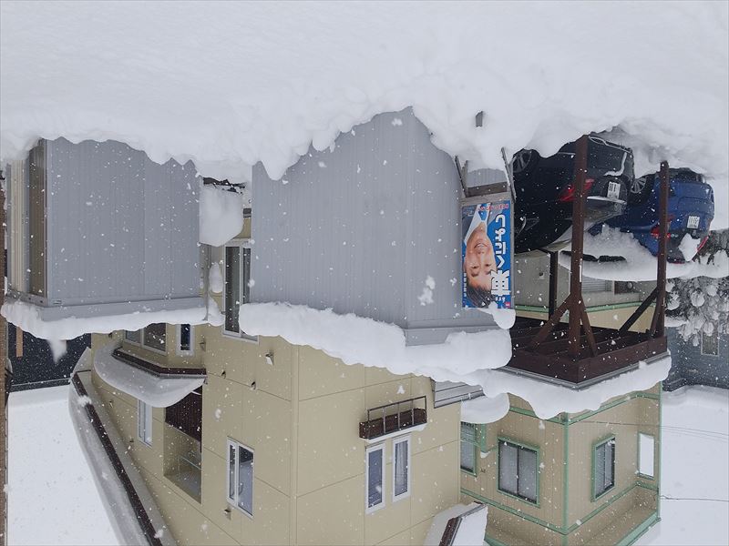 カーポート等 雪下ろし