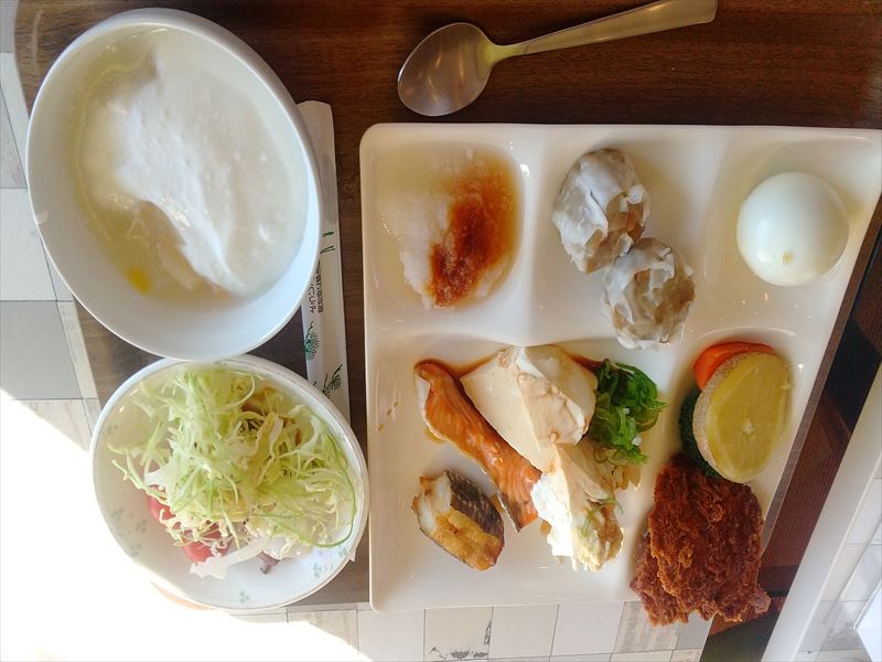 22日 ホテル朝食